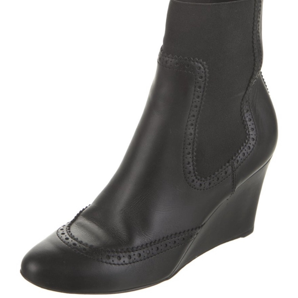 Balenciaga Leather Ankle Chelsea Boots Women size 9.5 - Picture 2 of 5